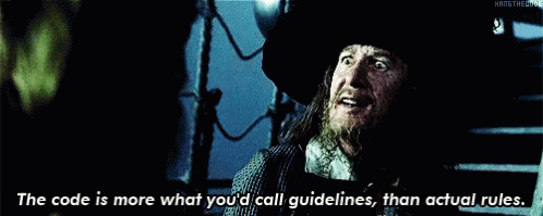 Captian barbossa from pirates of the carribbean speaking 