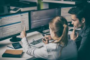 developers working