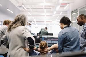 developers working