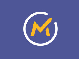 Mautic logo on a blue background