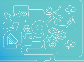 Drupal 9 Illustration