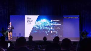 Color photo of Steve Reny on stage at Engage Boston 2023