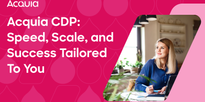 Acquia CDP New Tiers