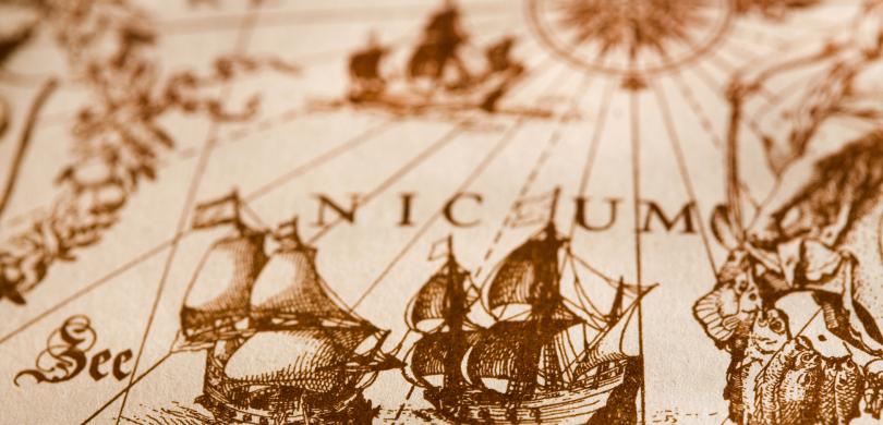 Old fashioned nautical art