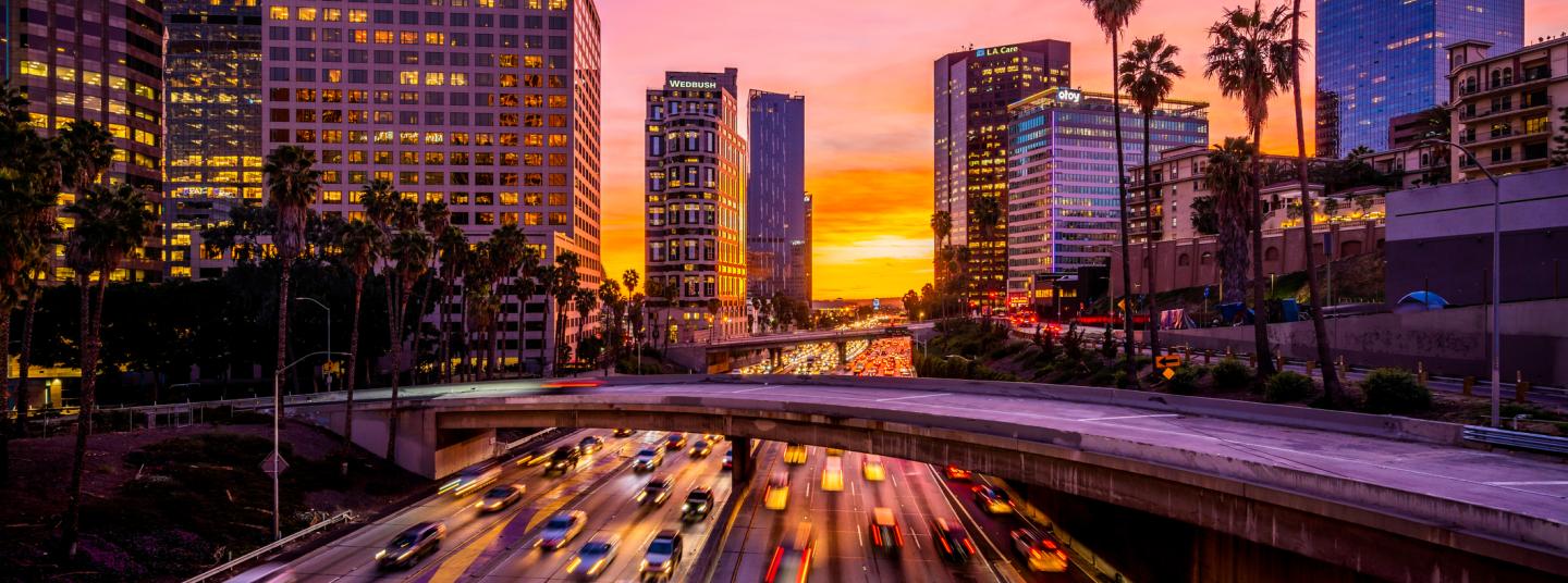 City scape of Los Angeles