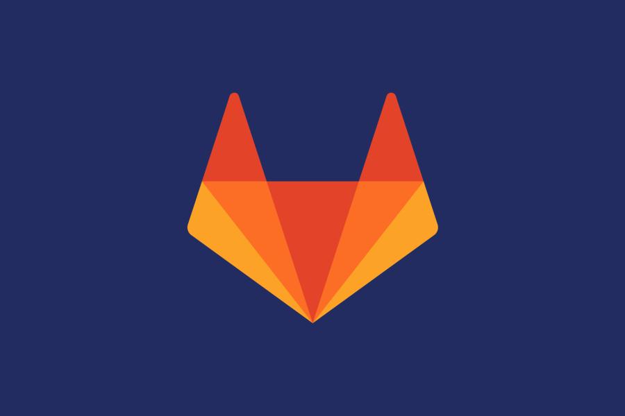 Gitlab Logo with Navy Background