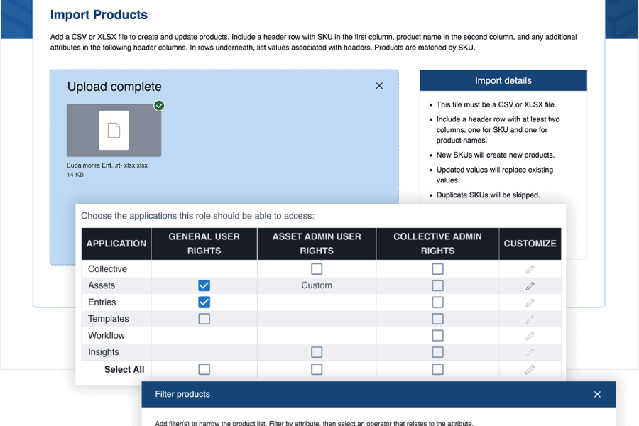 Picture of someone using Acquia's DAM product