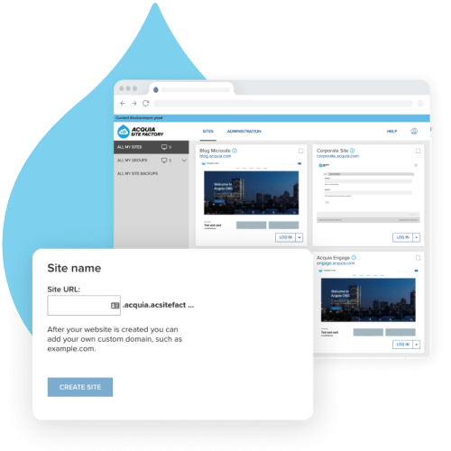 Scale your digital presence with Site Studio graphic
