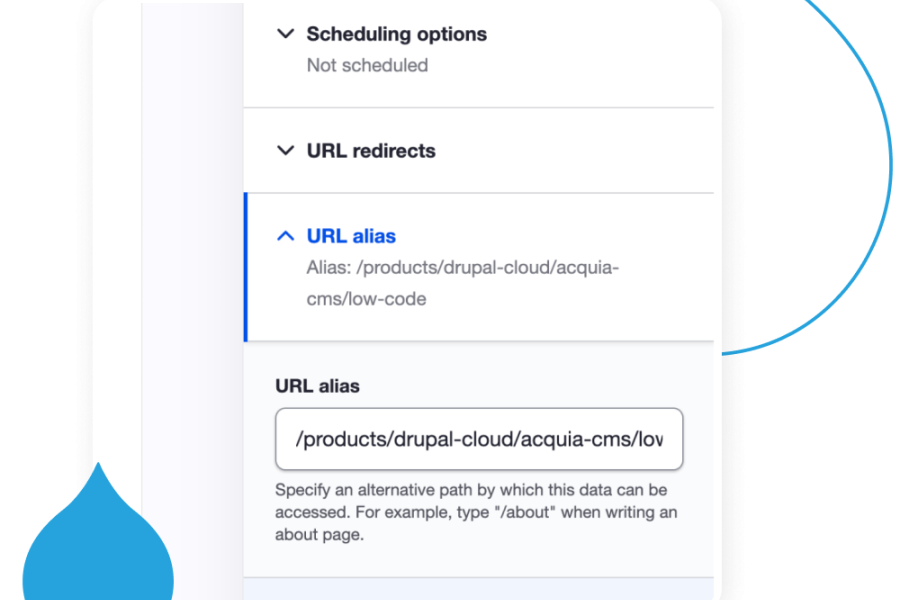 Clean URL alias feature