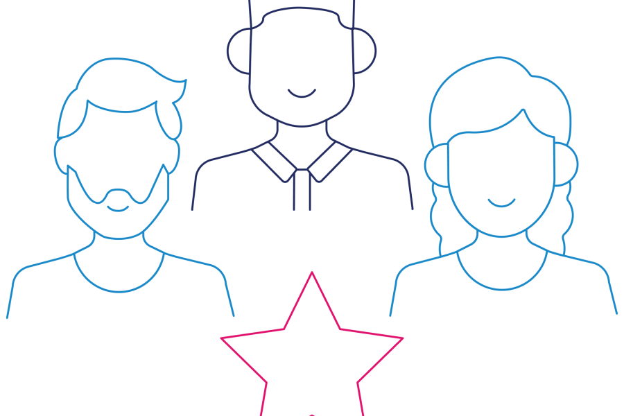 Unified customer experience graphic