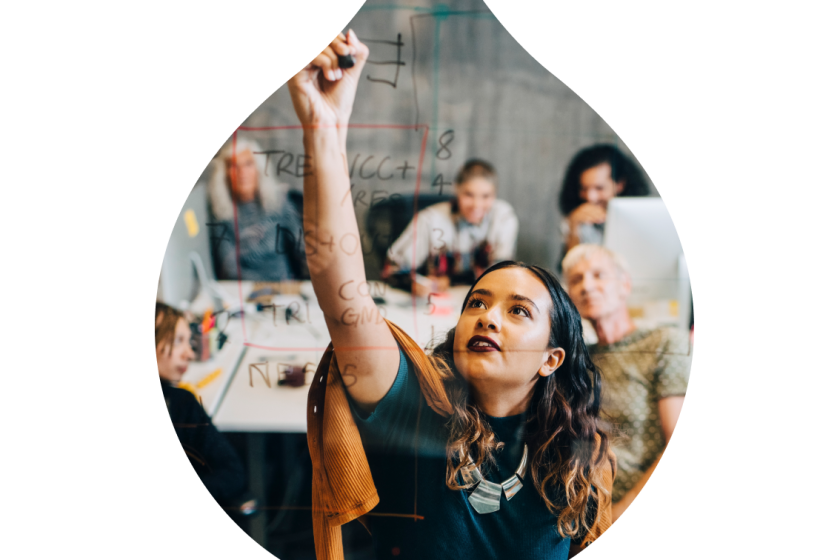 Writing on the board - having a plan