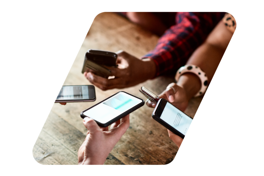 World Class Performance and Scalability Header Image with phones