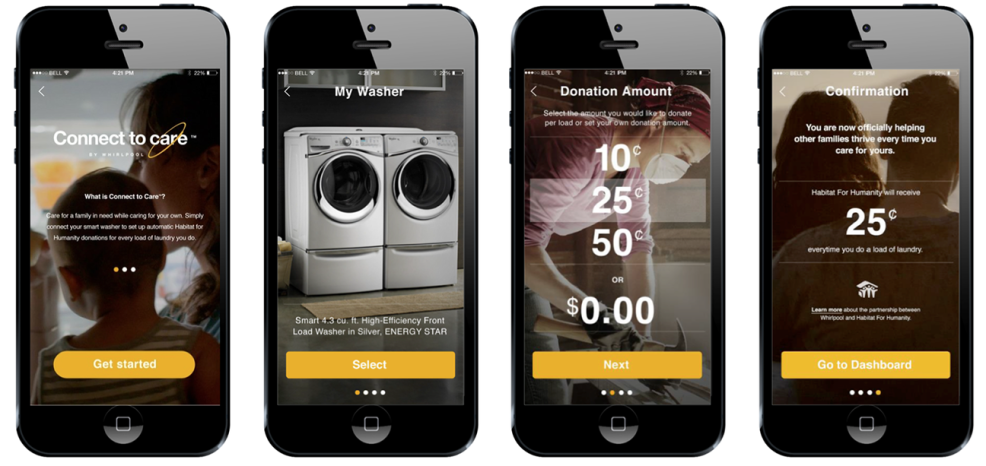 whirlpool care app screen