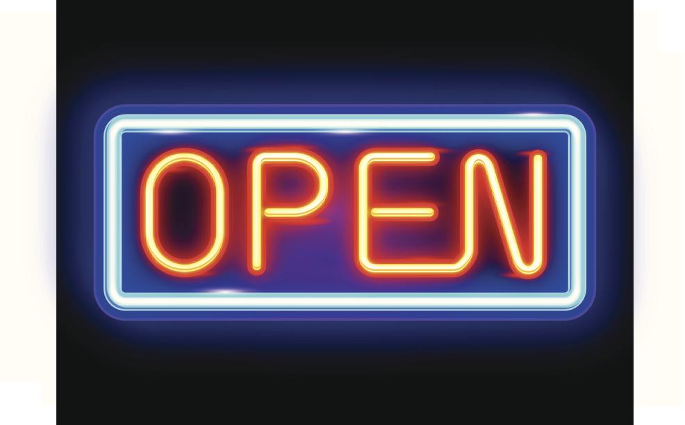 Neon Open Sign