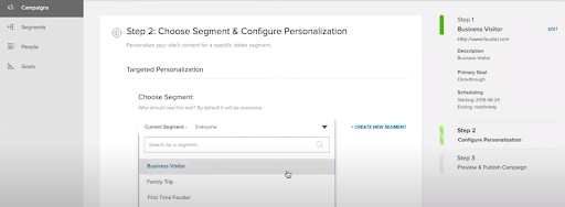 acquia lift screenshot