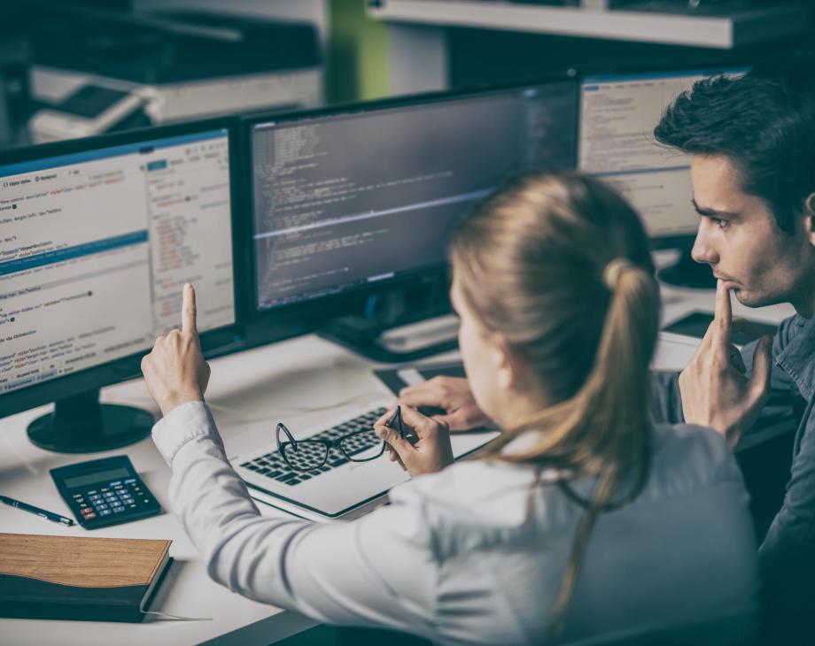 developers working
