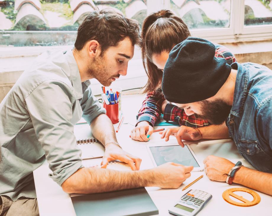 marketers working