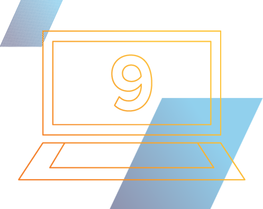What is Drupal 9 Laptop Graphic