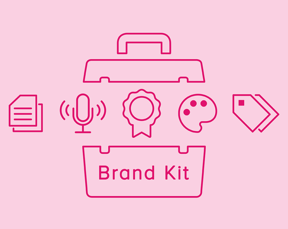 Blog header image: How to Create a Brand Kit article. 