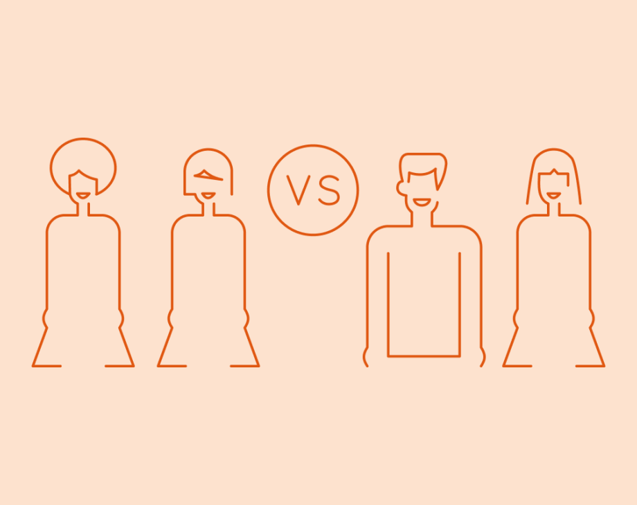 Group of people vs a different group of people