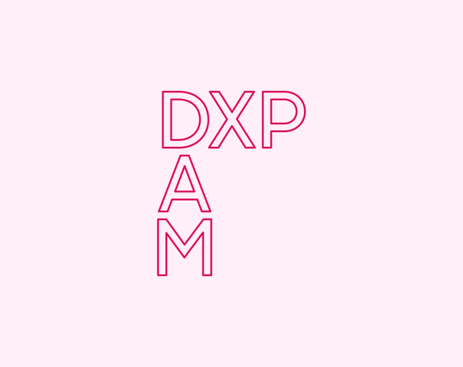 DXP horizontally with DAM connected on the D vertically