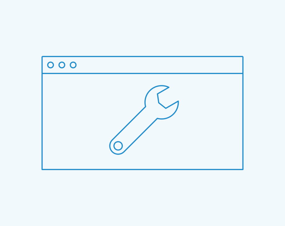 Drupal Maintenance Line Illustration
