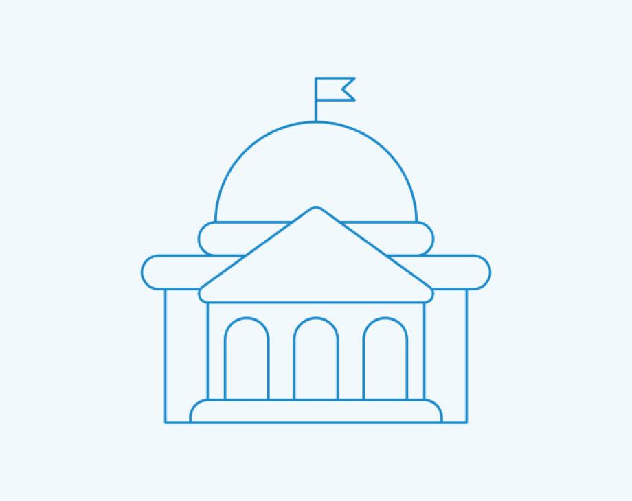 Illustration of a government building