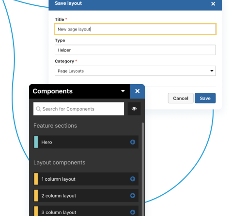 acquia cms product screenshots