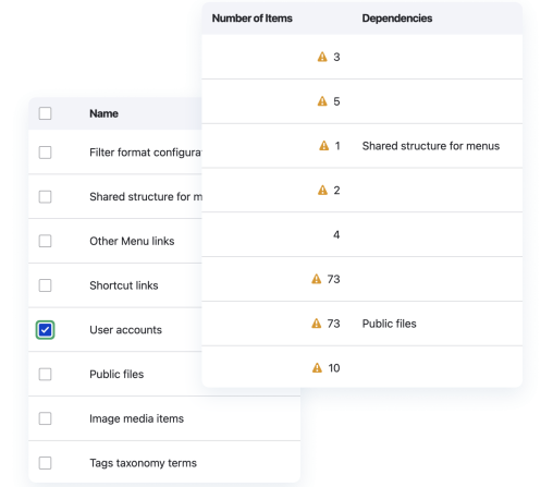 migrate accelerate product screenshots