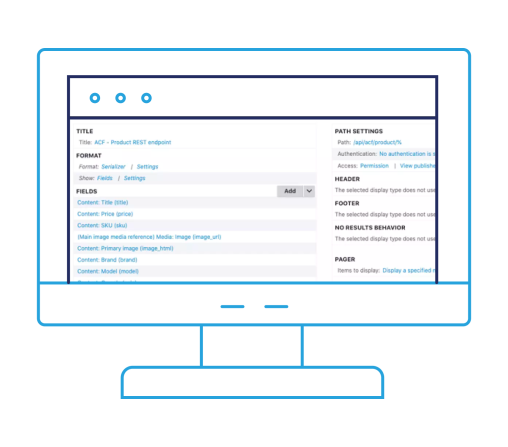 Computer Illustration with API screenshot