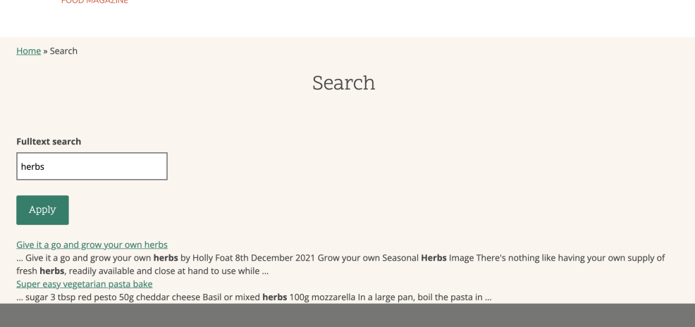 search api module