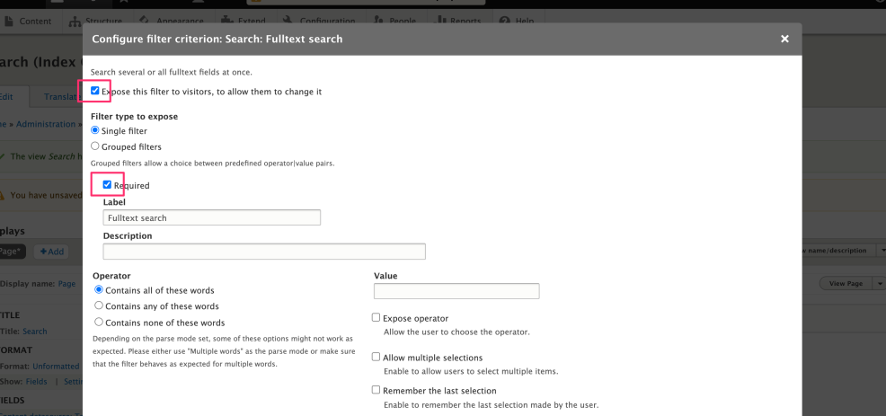 search api module