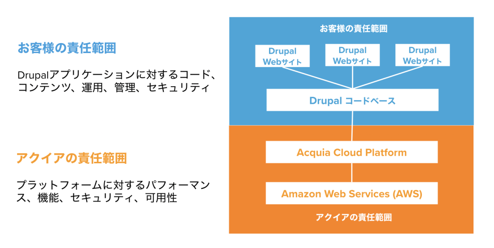Shared responsibility model of Cloud Platform