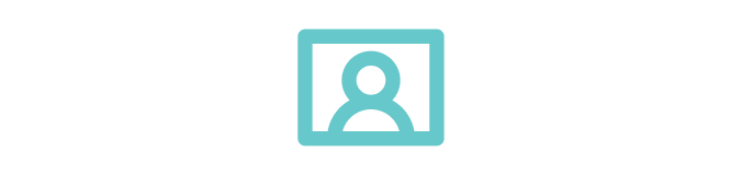 icon of person in screen