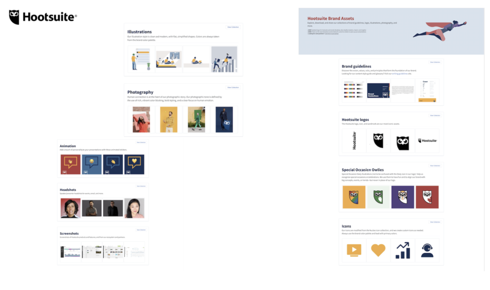 Hootsuite brand portal
