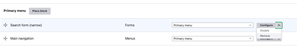 Block Layout Editor Screen