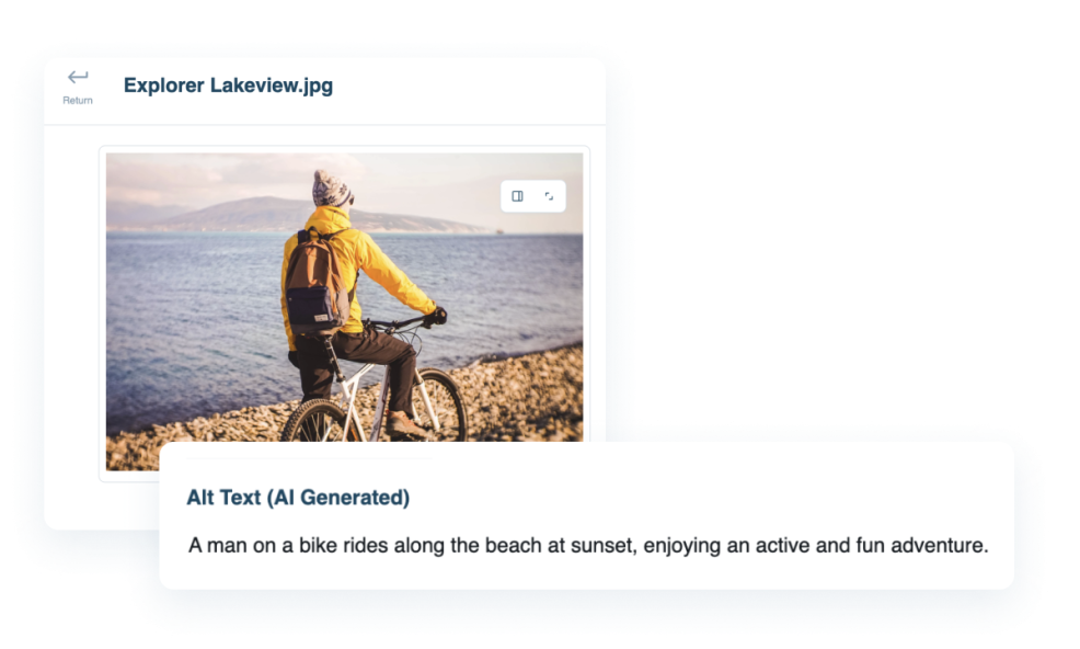 product screenshots from acquia DAM