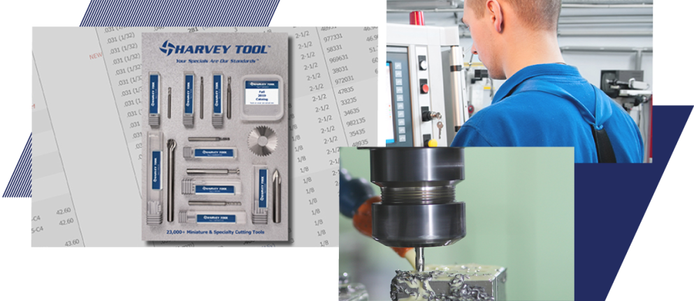 Collage of three images showing Harvey tools