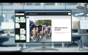 Computer screen showing Site Studio UI
