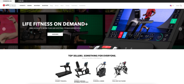 Life Fitness website