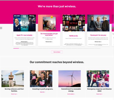 T-Mobile website