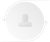 [Icon - White] Man Inside Circle w/ Swirling Arrows