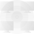[Icon - White] Radiating Circle Encompassing Desktop Monitors