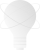 [Icon - White] Light Bulb w/ Bohr Interpretation of the Electron Shell